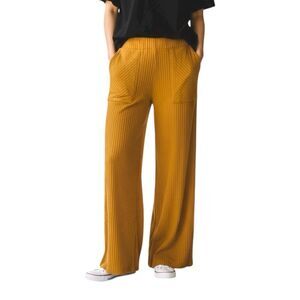 Free People X FP Movement Blissed Out Pant in Golden Ochre Mustard Size Small
